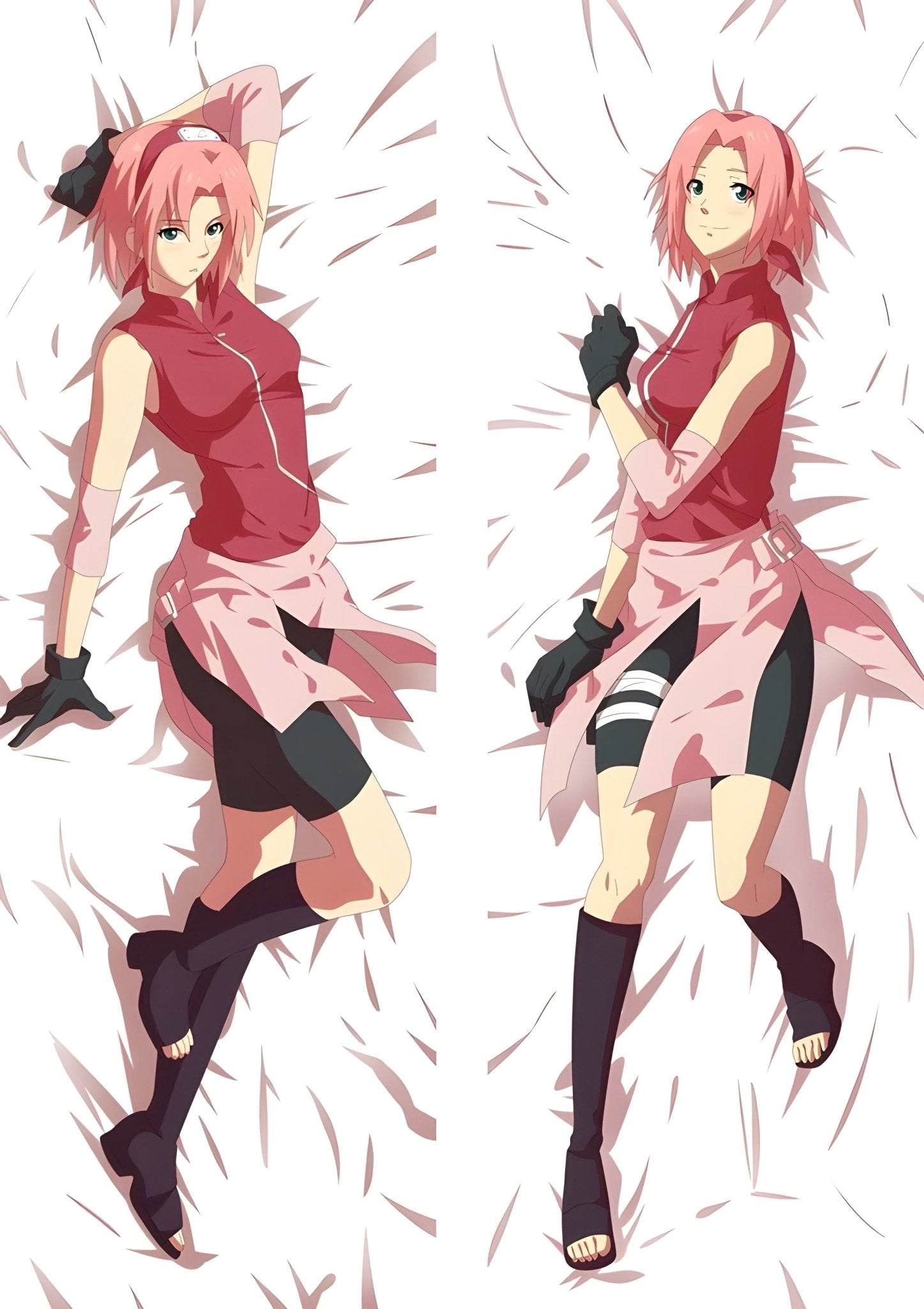 Sakura Haruno / Naruto Shippuden / Body Pillow Cover - PillowHub 50x150 PEACH SKIN