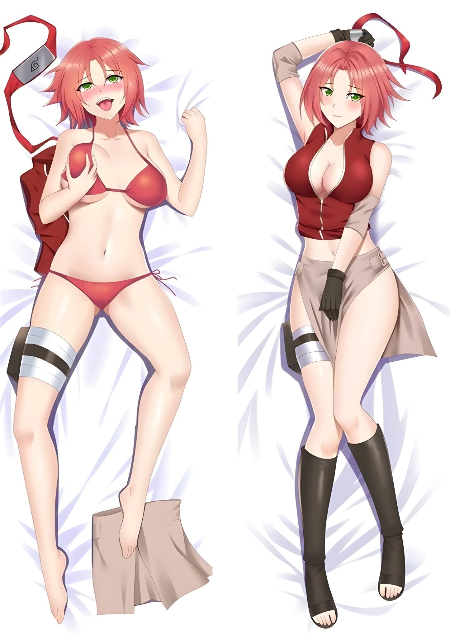 Sakura Haruno / Naruto Shipudden / Body Pillow Cover - PillowHub 50x150 PEACH SKIN