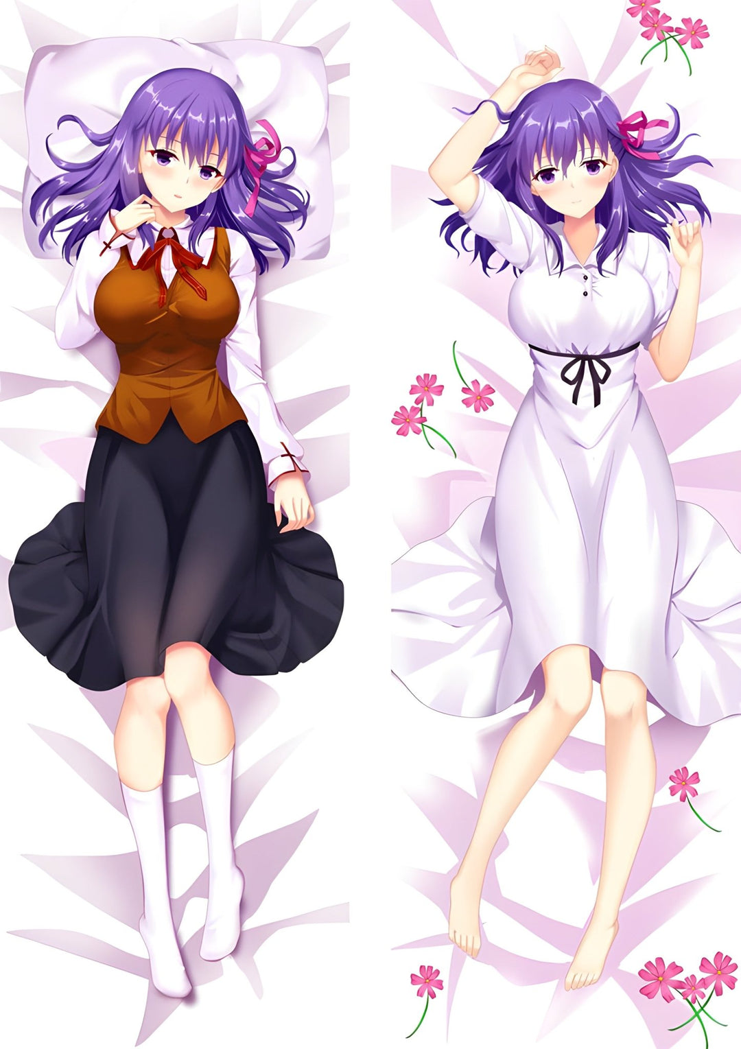 Sakura Matou / Fate Series / Body Pillow Cover - PillowHub 50x150 PEACH SKIN