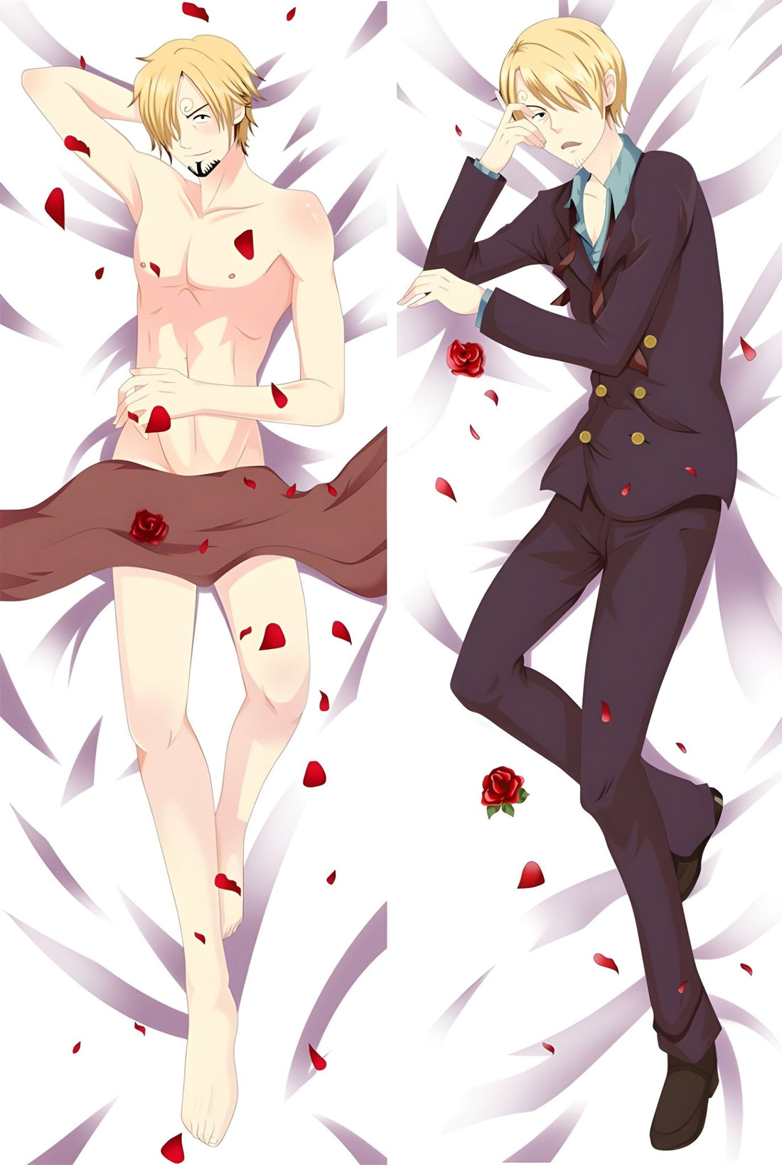 Sanji / One Piece / Body Pillow Cover - PillowHub 50x150 PEACH SKIN