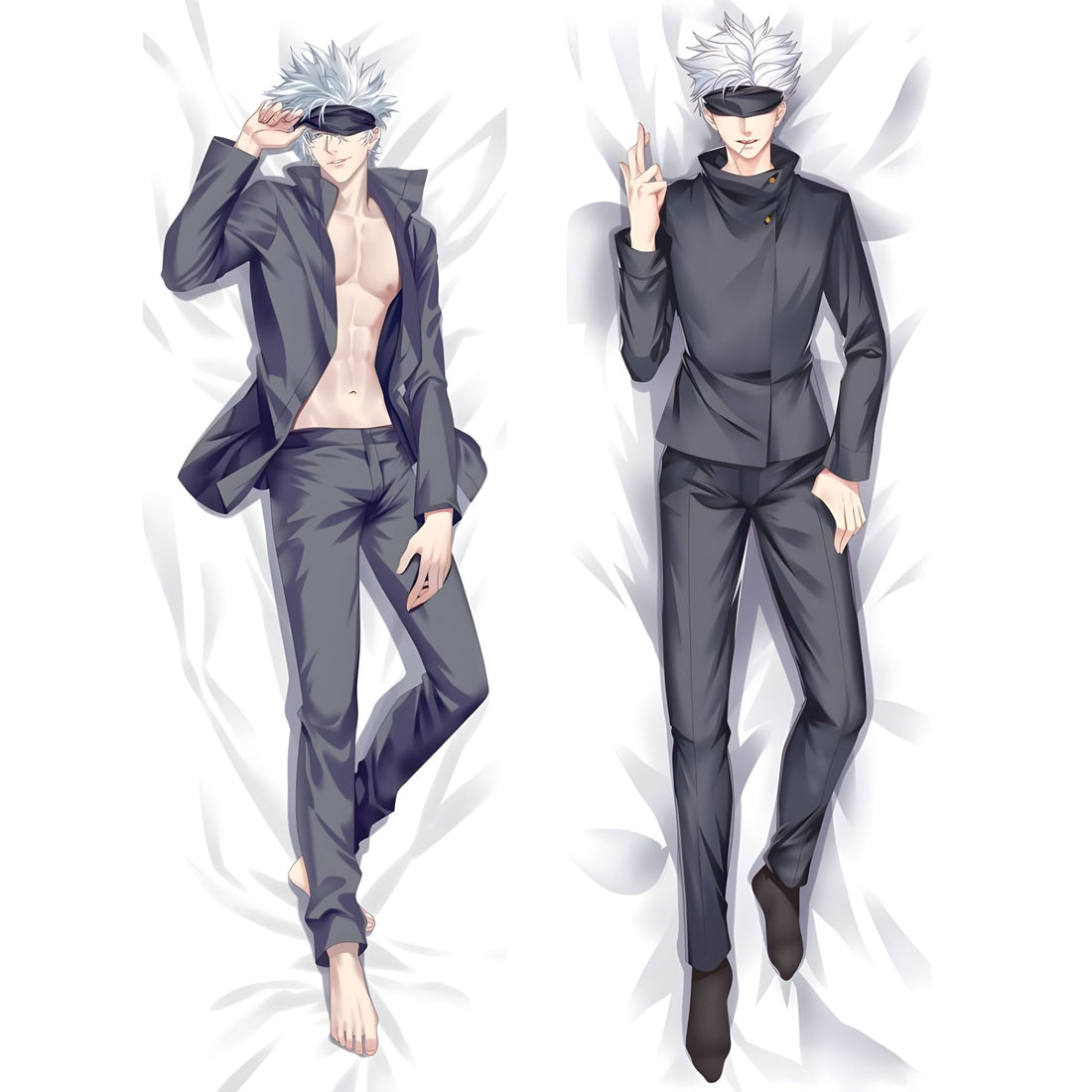 Satoru Gojo / Jujutsu Kaisen / Body Pillow Cover - PillowHub 50x150 PEACH SKIN