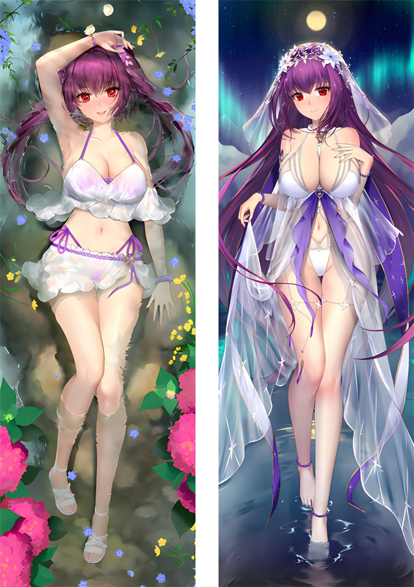 Scathach / Fate Series / Body Pillow Cover - PillowHub 50x150 PEACH SKIN