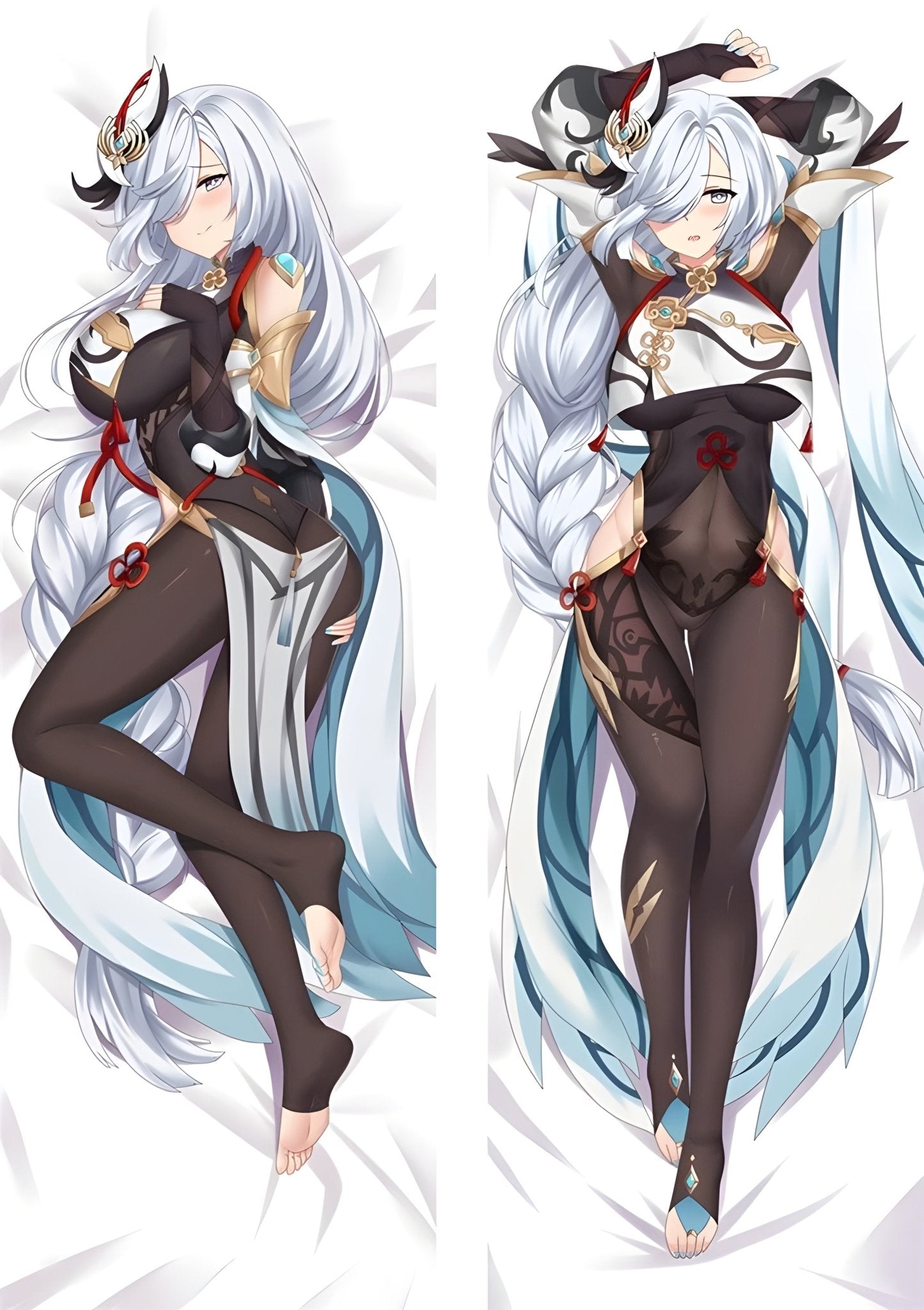 Shenhe / Genshin Impact / Body Pillow Cover - PillowHub 50x150 PEACH SKIN