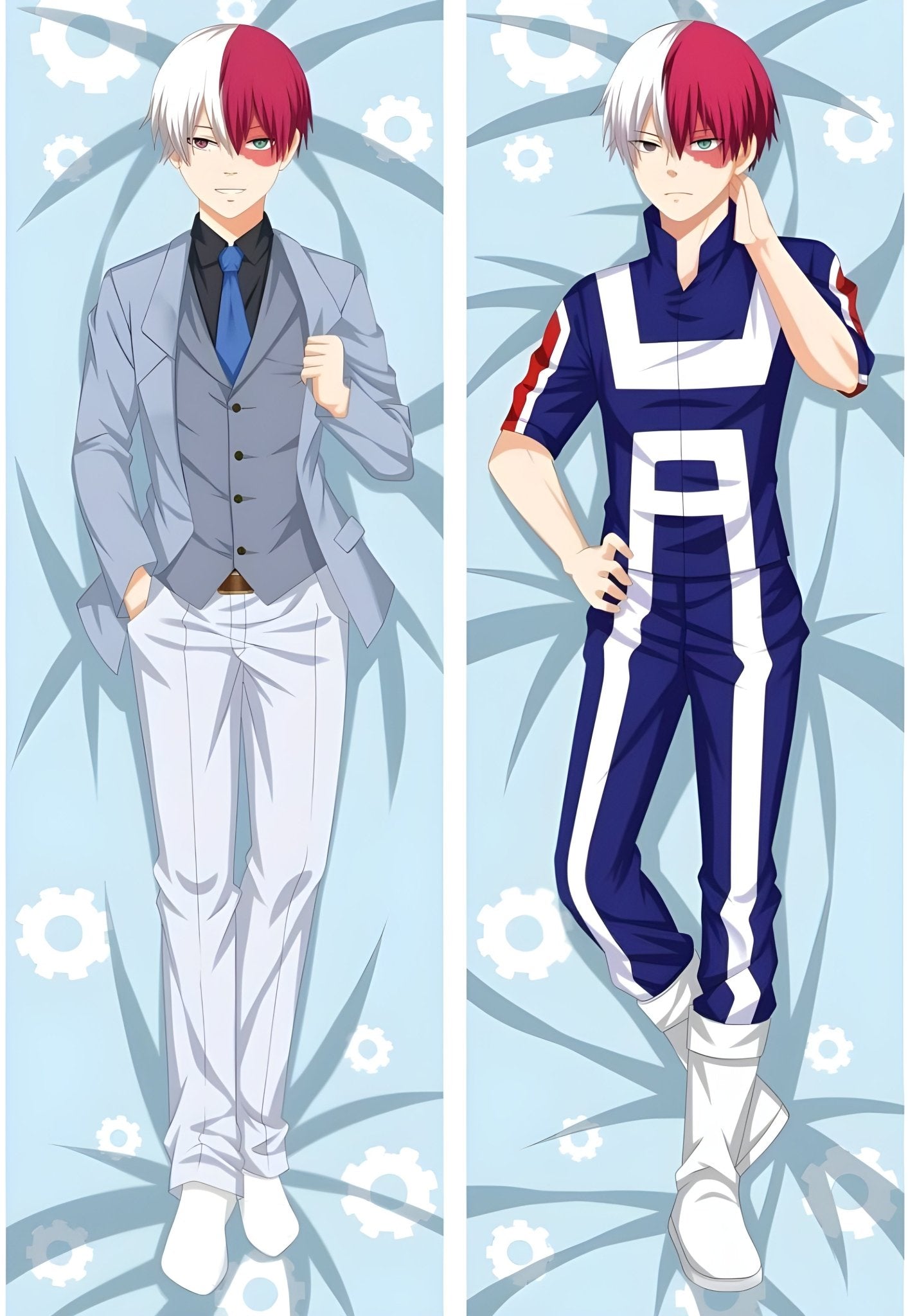 Shoto Todoroki / My Hero Academia / Body Pillow Cover - PillowHub 50x150 PEACH SKIN