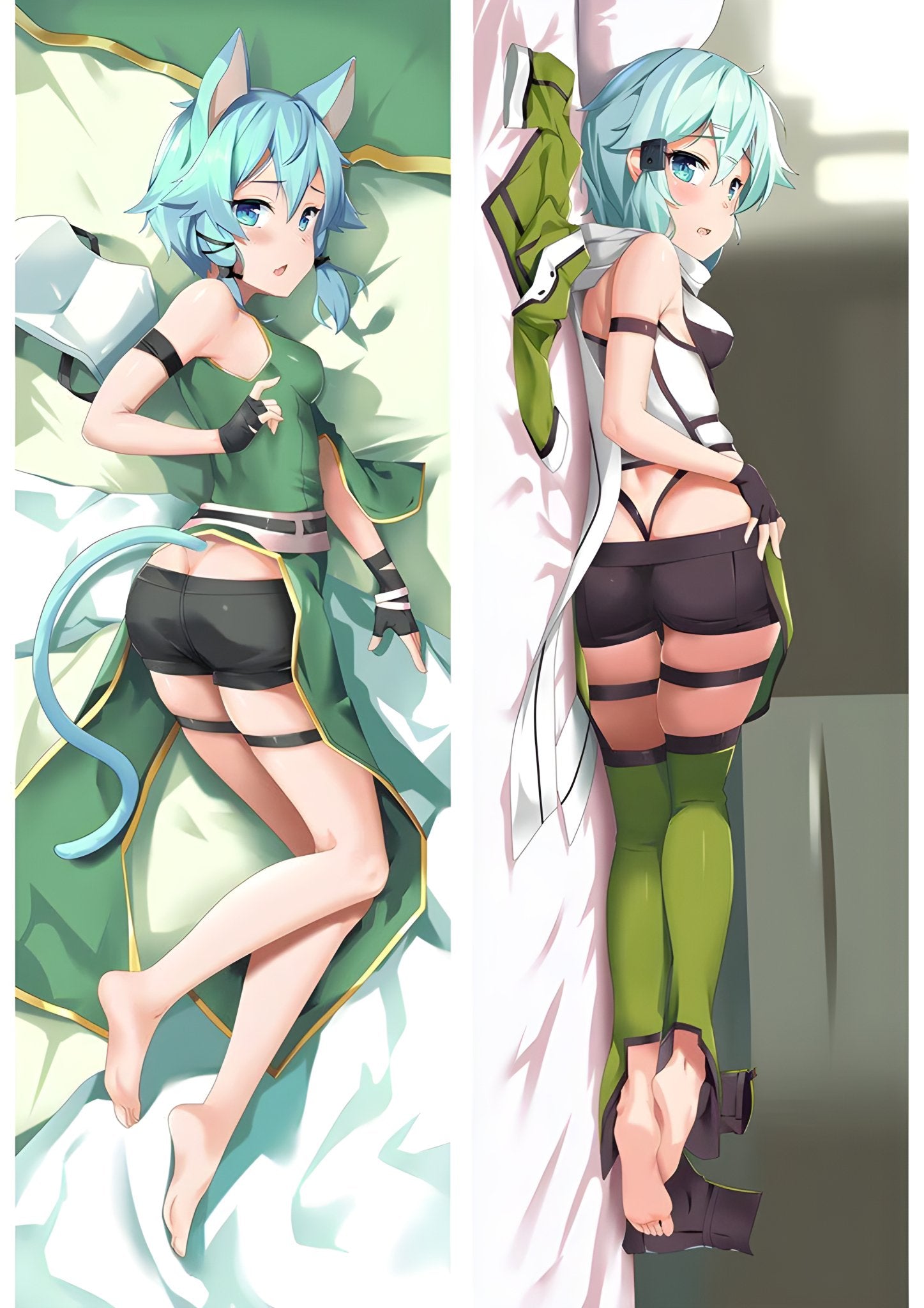 Sinon / Sword Art Online / Body Pillow Cover - PillowHub 50x150 PEACH SKIN