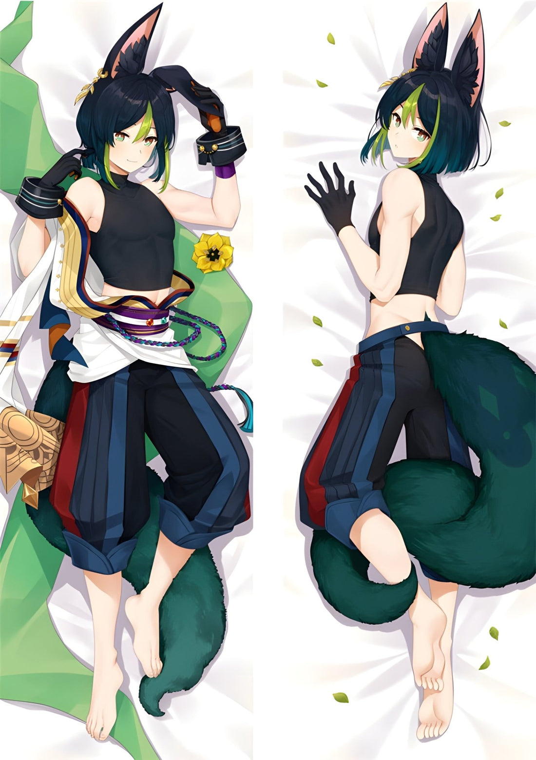 Tighnari / Genshin Impact / Body Pillow Cover - PillowHub 50x150 PEACH SKIN