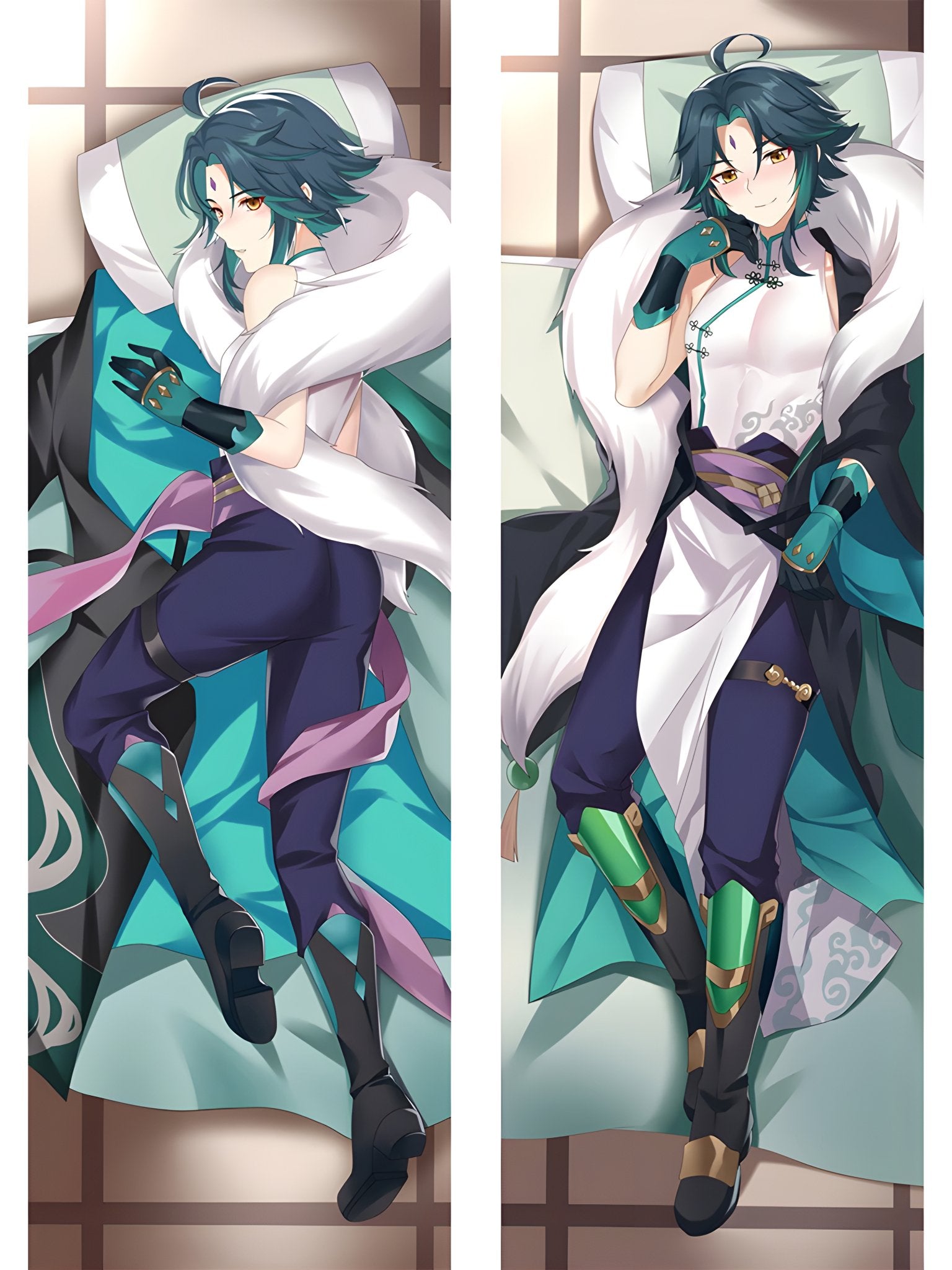 Xiao / Genshin Impact / Body Pillow Cover - PillowHub 50x150 PEACH SKIN