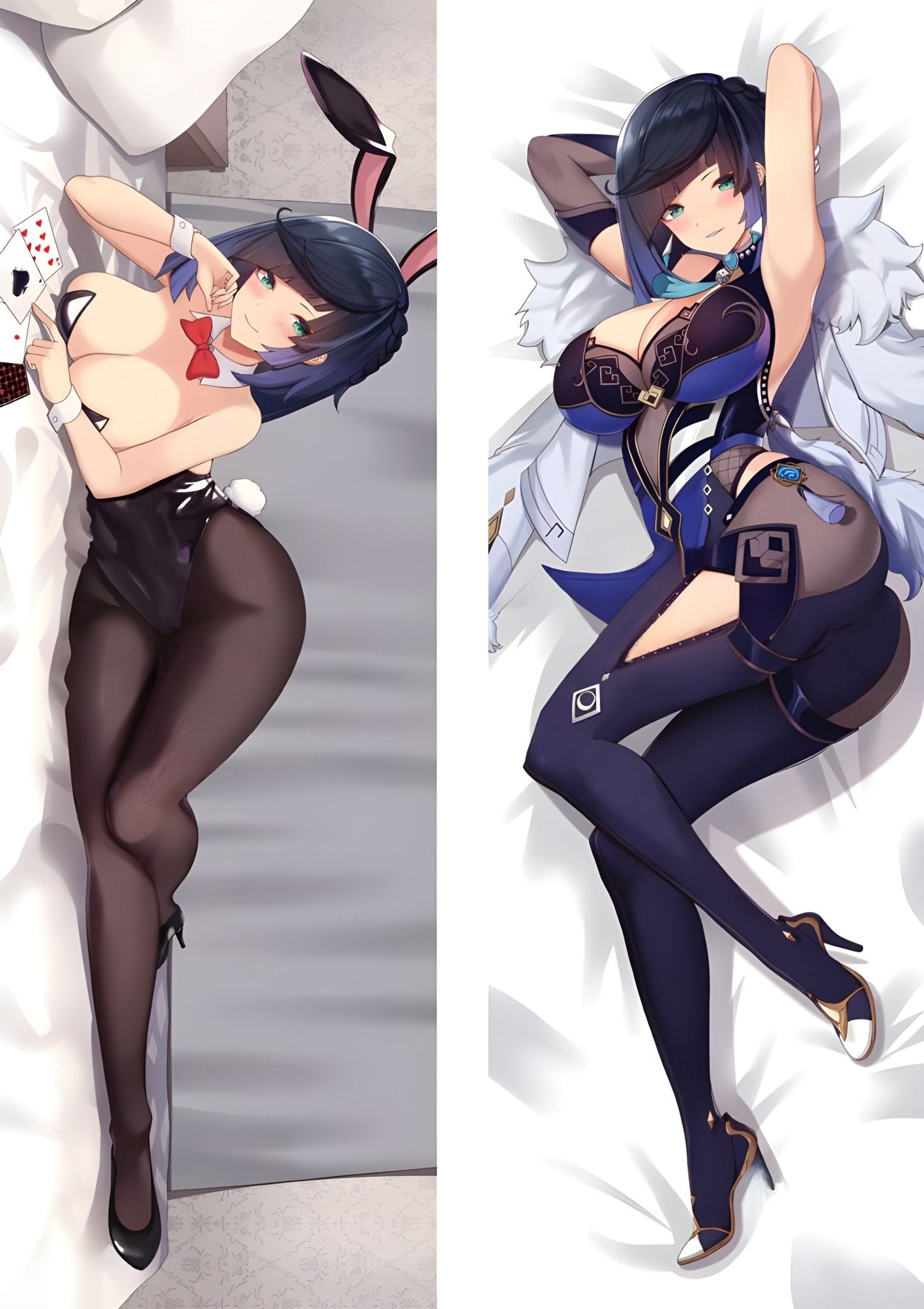 Yelan / Genshin Impact / Body Pillow Cover - PillowHub 50x150 PEACH SKIN