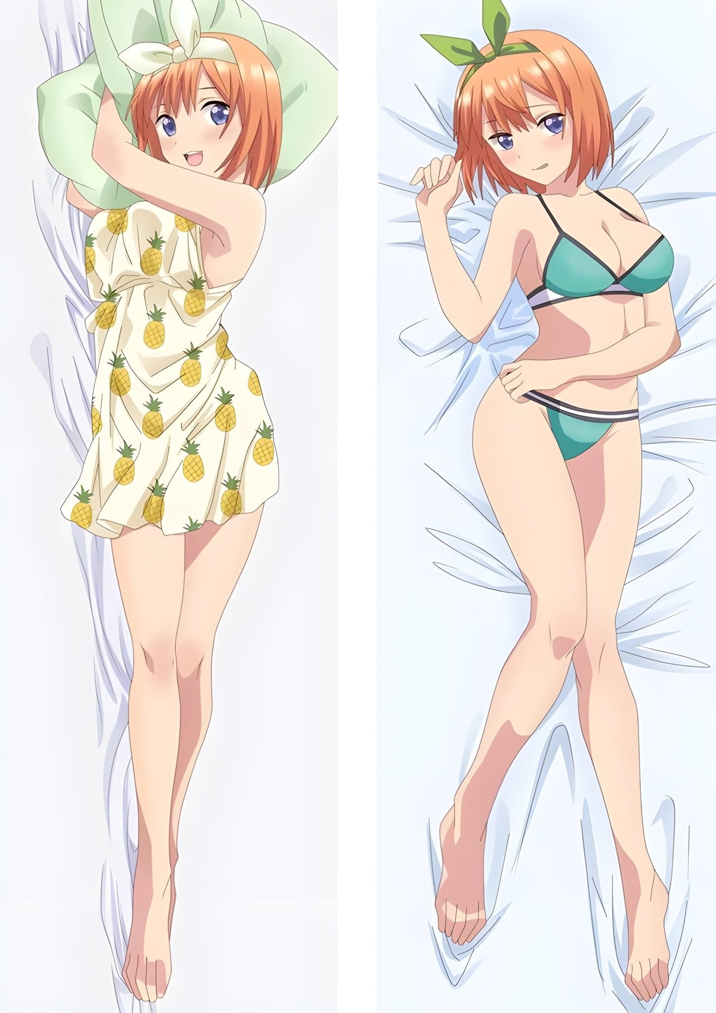 Yotsuba Nakano / The Quintessential Quintuplets / Body Pillow Cover - PillowHub 50x150 PEACH SKIN